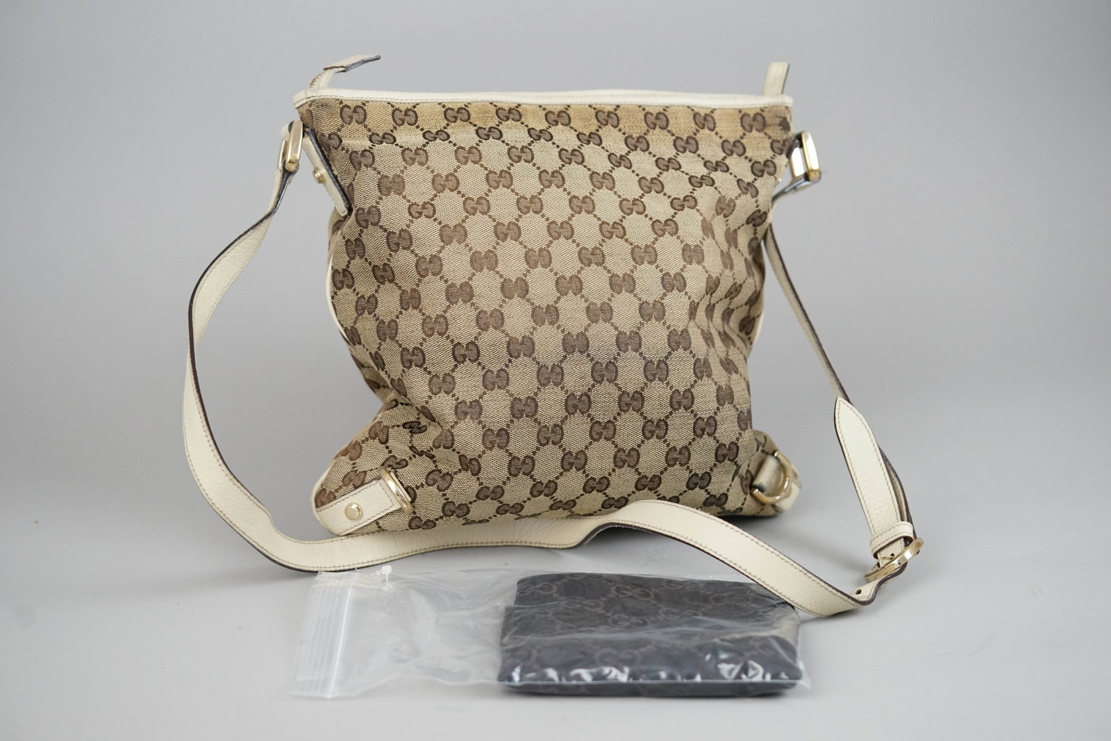 GUCCI GG CANVAS ABBY SHOULDER BAG CANVAS 204991 BROWN - 5
