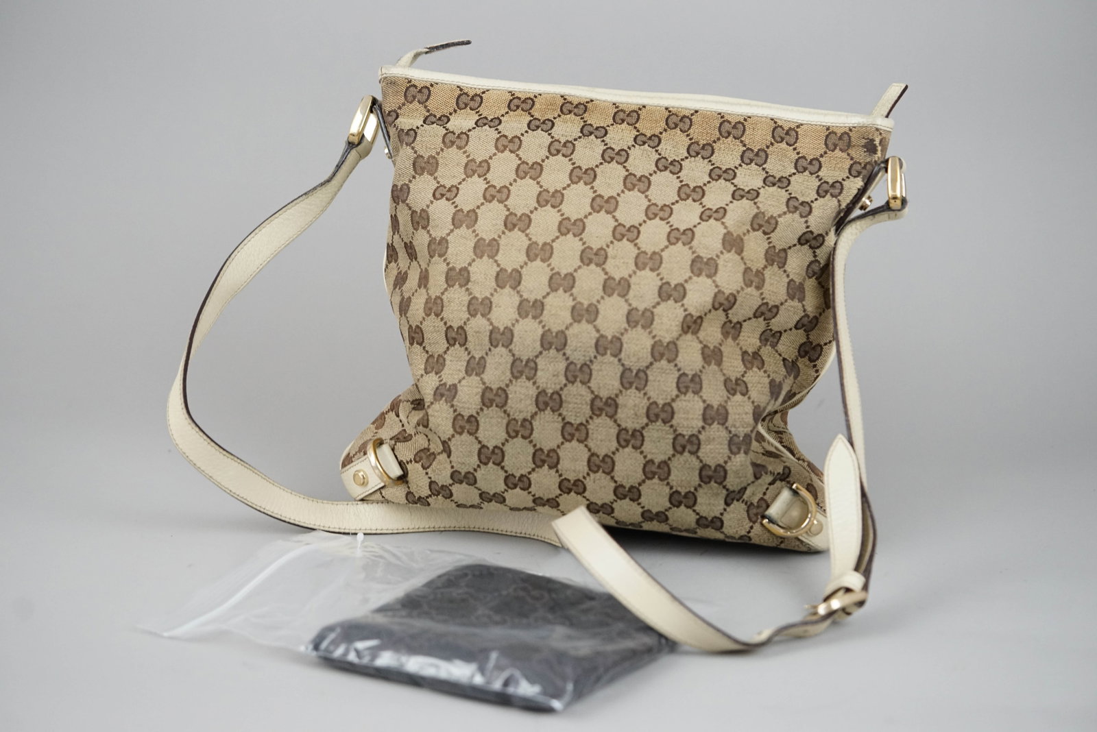GUCCI GG CANVAS ABBY SHOULDER BAG CANVAS 204991 BROWN - 6