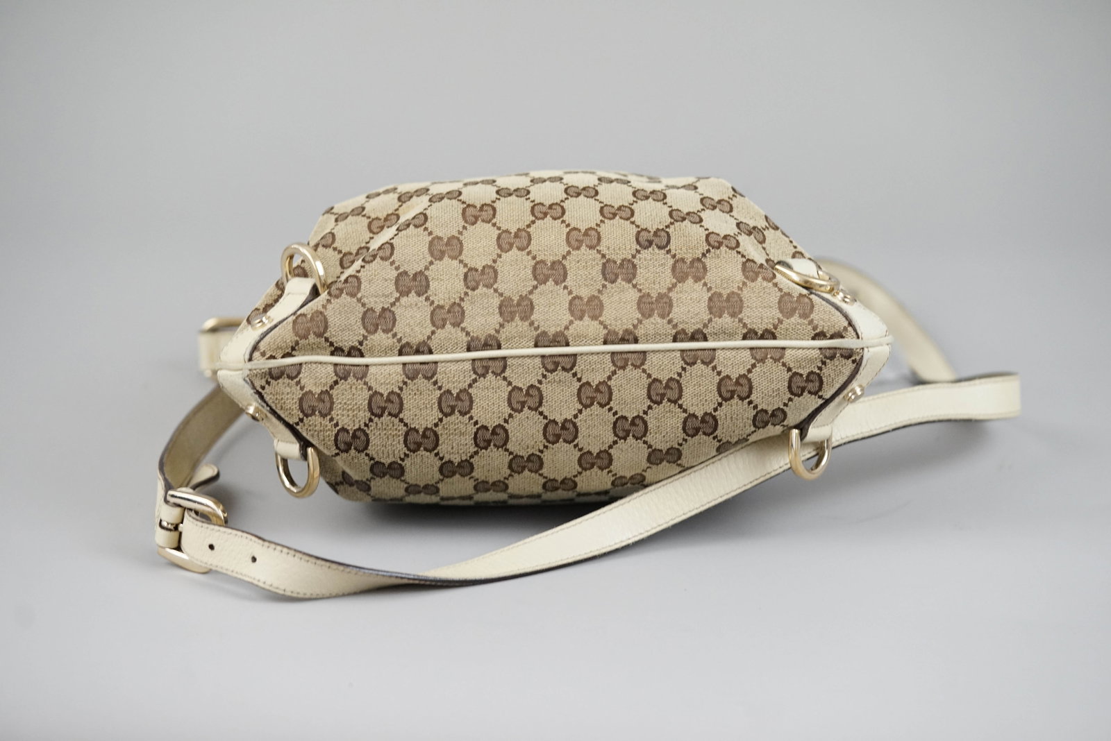 GUCCI GG CANVAS ABBY SHOULDER BAG CANVAS 204991 BROWN - 7