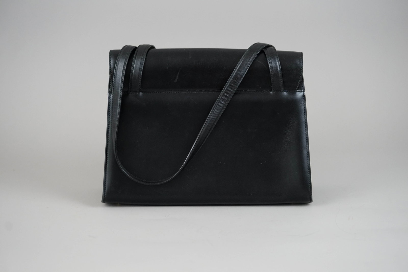 SALVATORE FERRAGAMO VARA SHOULDER BAG LEATHER BLACK - 5