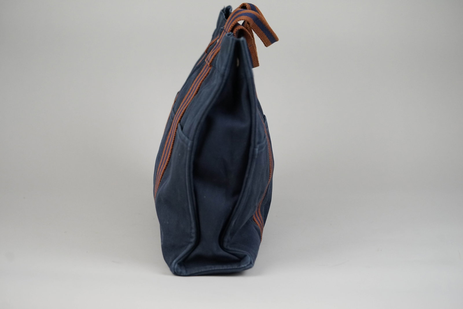 HERMES MM TOTE BAG CANVAS TWO-TONE - 8