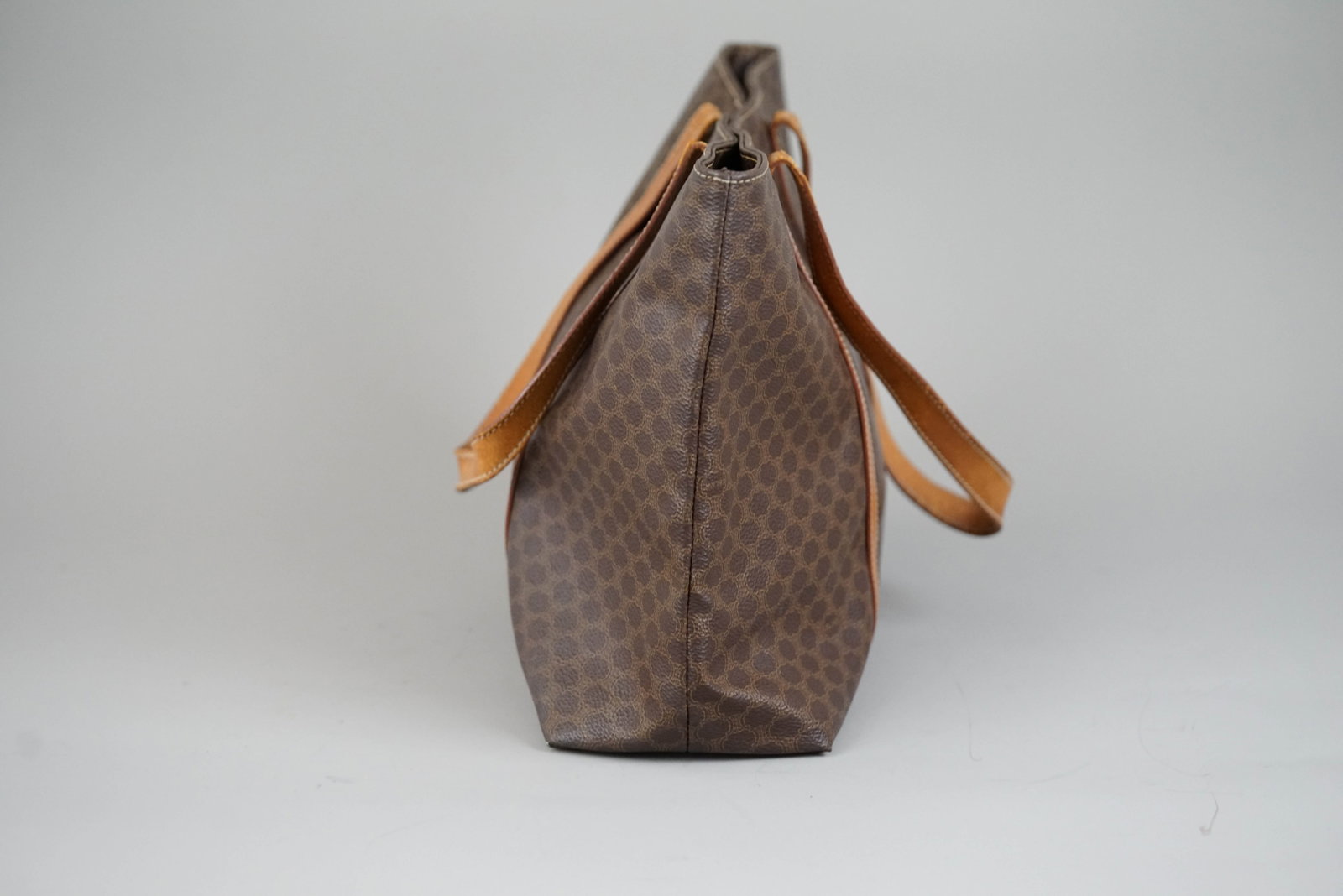 CELINE MACADAM TOTE BAG BROWN - 6