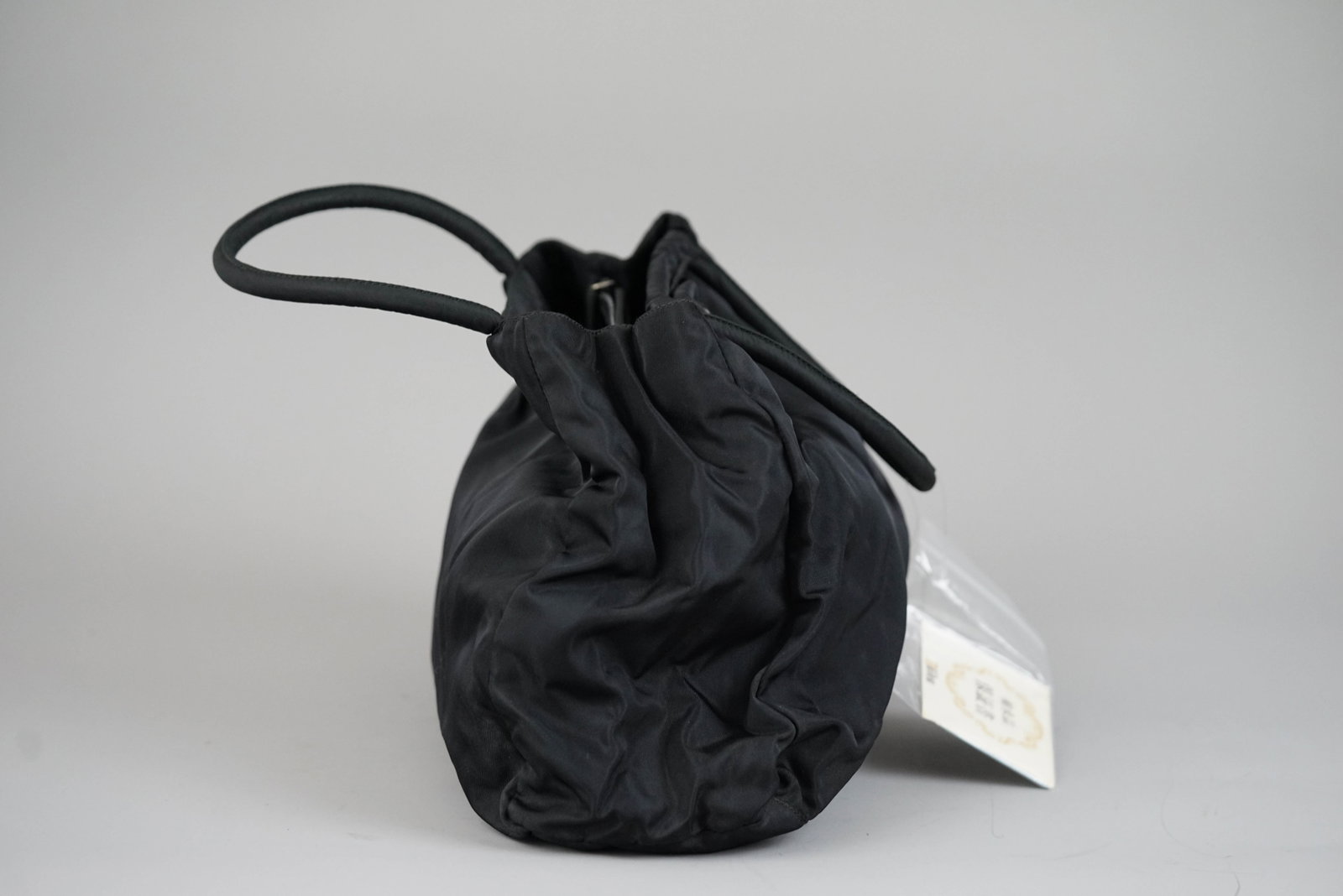 PRADA POCONO TOTE BAG NYLON BLACK GALA - 6