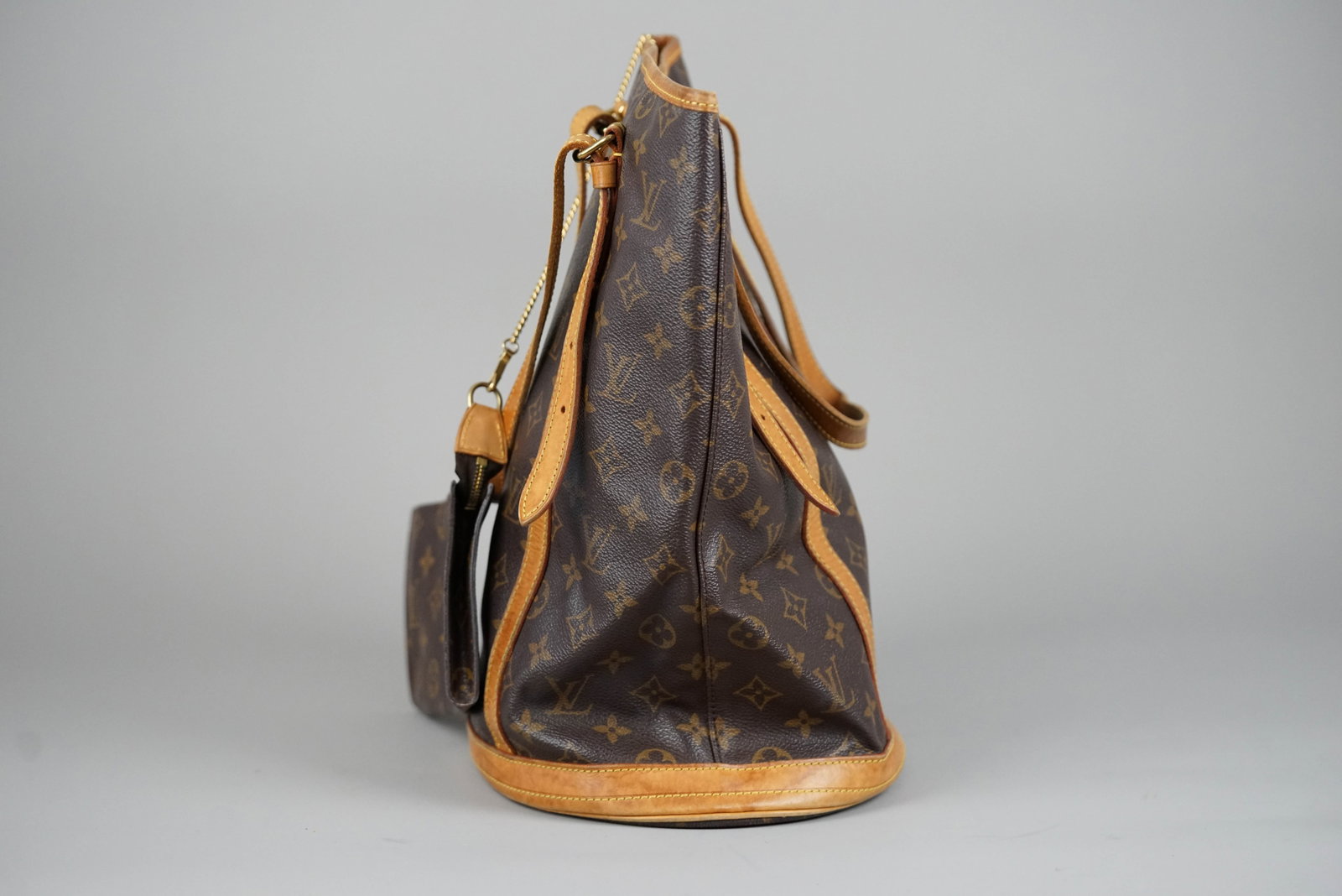LOUIS VUITTON MONOGRAM BUCKET GM TOTE BAG M42236 FL1020 POUCH - 4