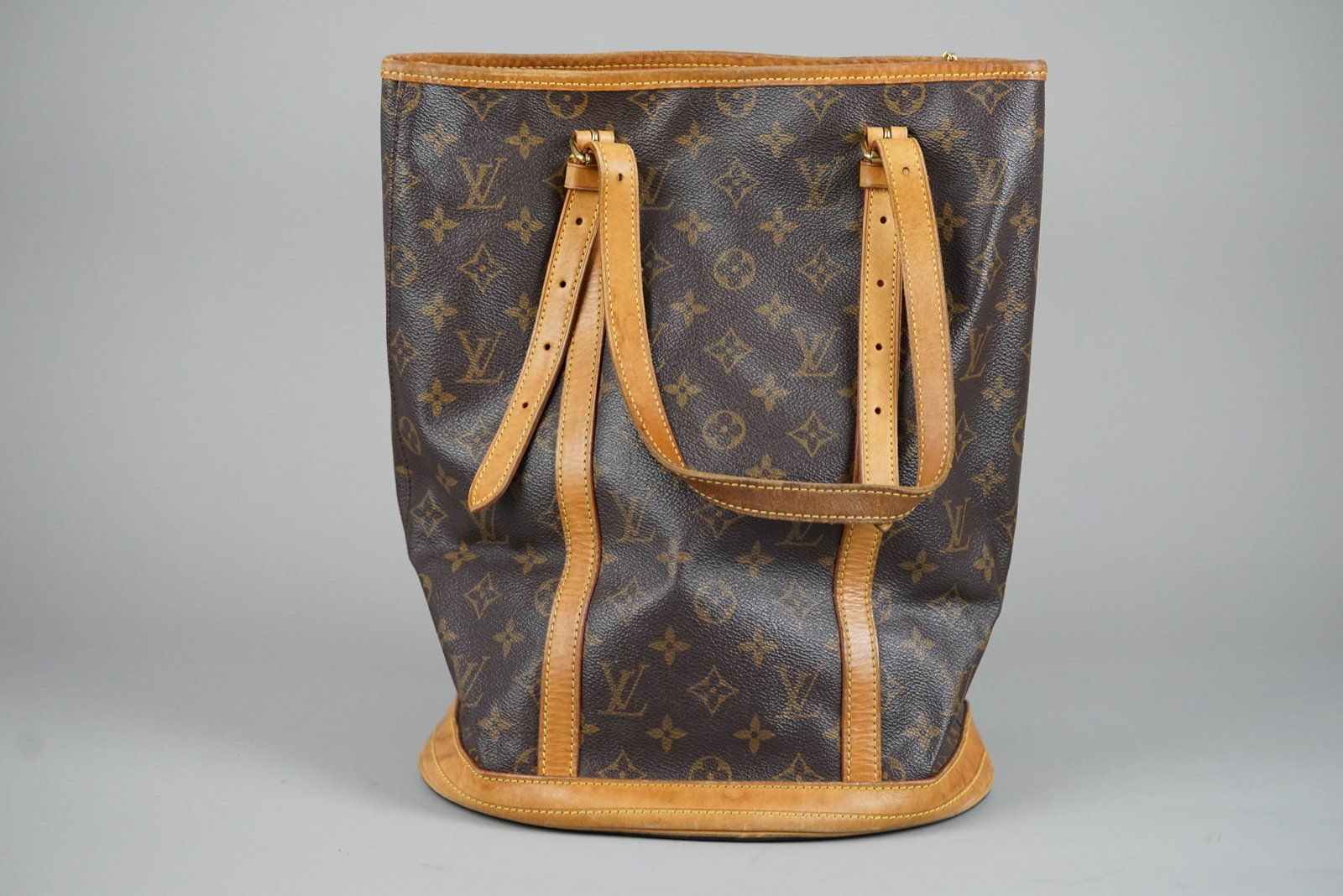 LOUIS VUITTON MONOGRAM BUCKET GM TOTE BAG M42236 FL1020 POUCH - 5