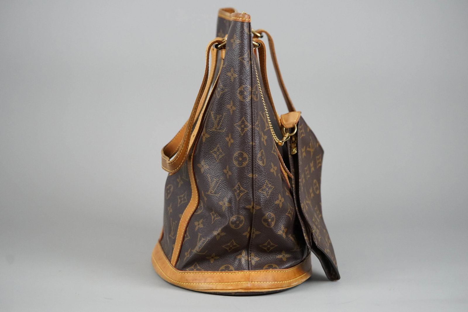 LOUIS VUITTON MONOGRAM BUCKET GM TOTE BAG M42236 FL1020 POUCH - 6
