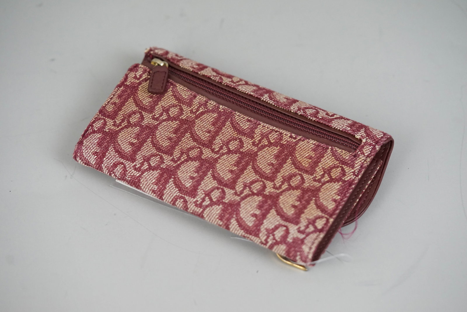 DIOR TROTTER WALLET CANVAS 1021 BORDEAUX GALA - 3