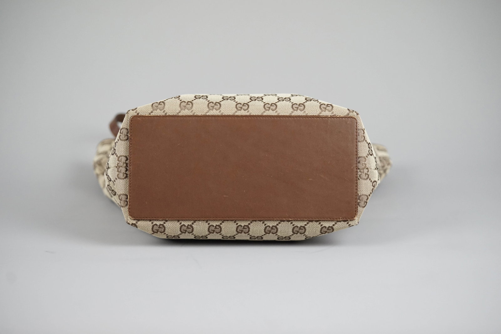 GUCCI GG CANVAS TOTE BAG CANVAS 3444 BROWN - 10