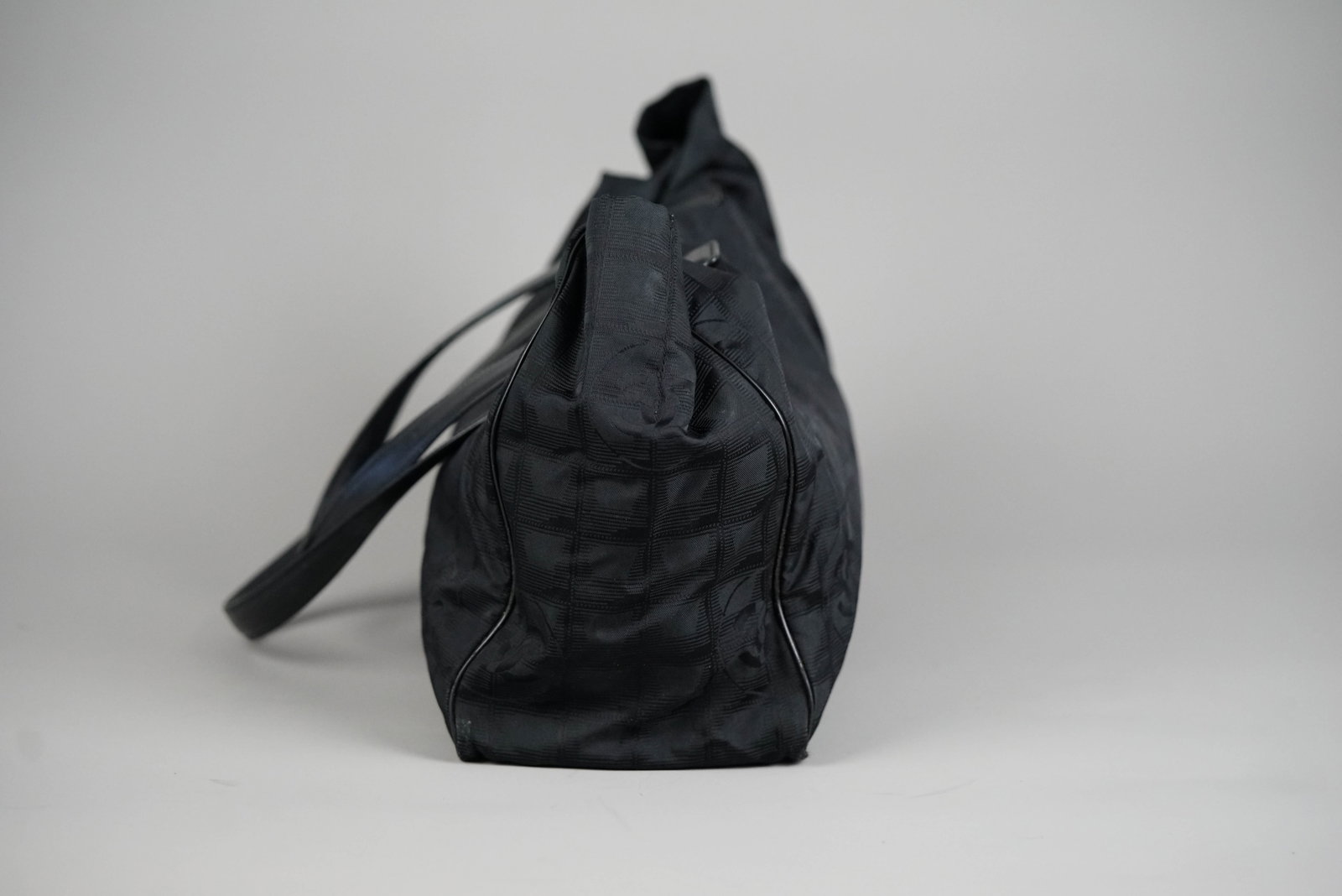 CHANEL NEW TRAVEL TOTE BAG NYLON 10417607 BLACK - 8