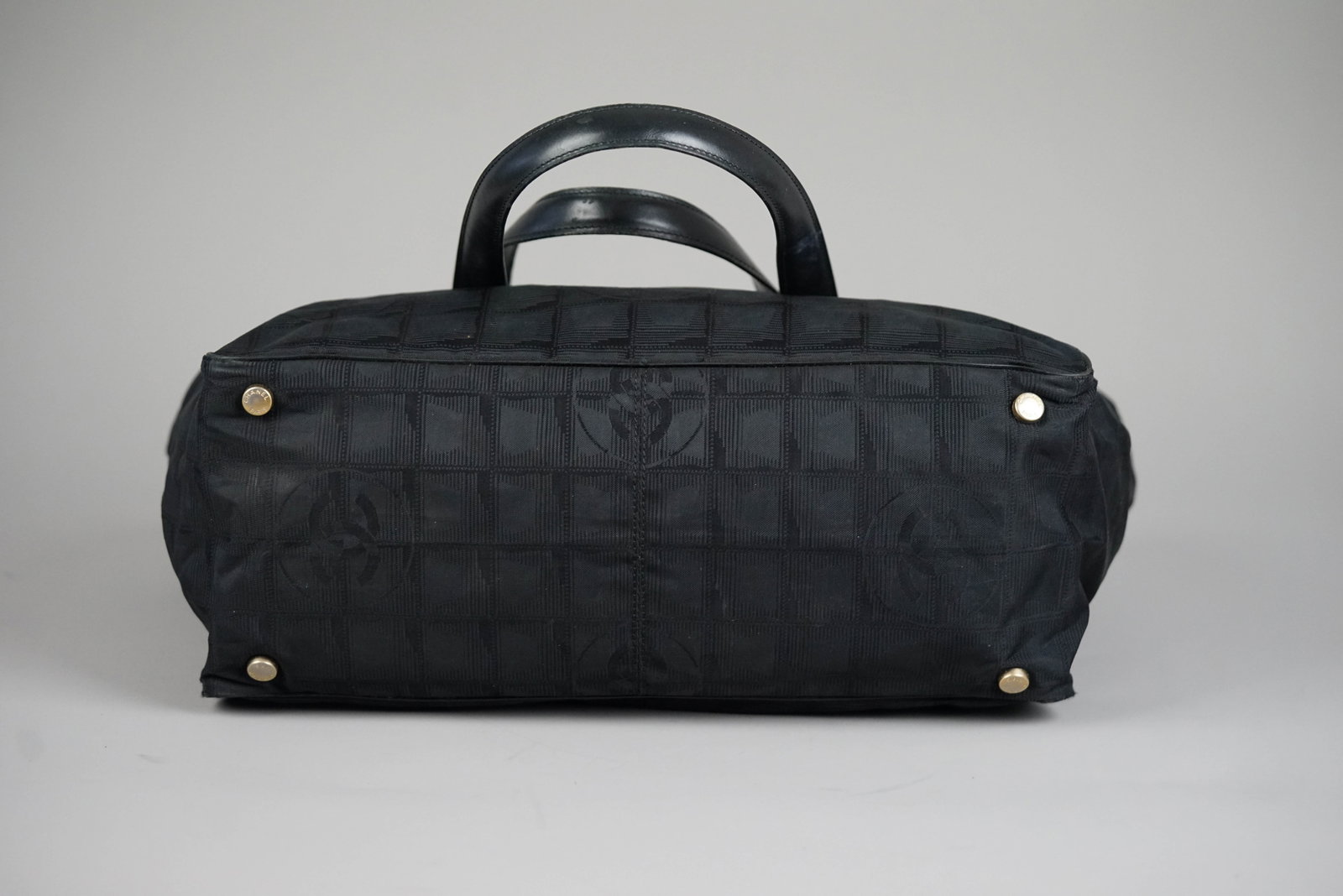 CHANEL NEW TRAVEL TOTE BAG NYLON 10417607 BLACK - 9