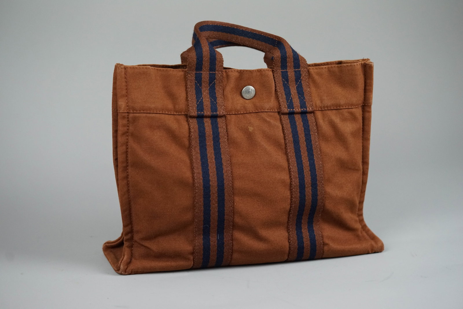 HERMES PM HANDBAG CANVAS TWO-TONE - 2
