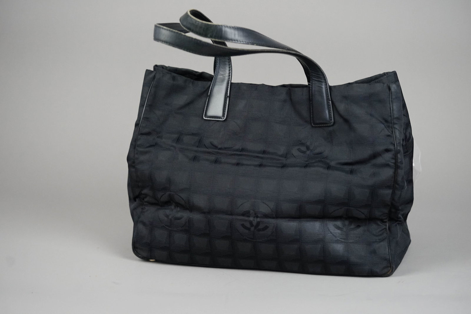 CHANEL NEW TRAVEL TOTE BAG NYLON 8317512 BLACK - 7