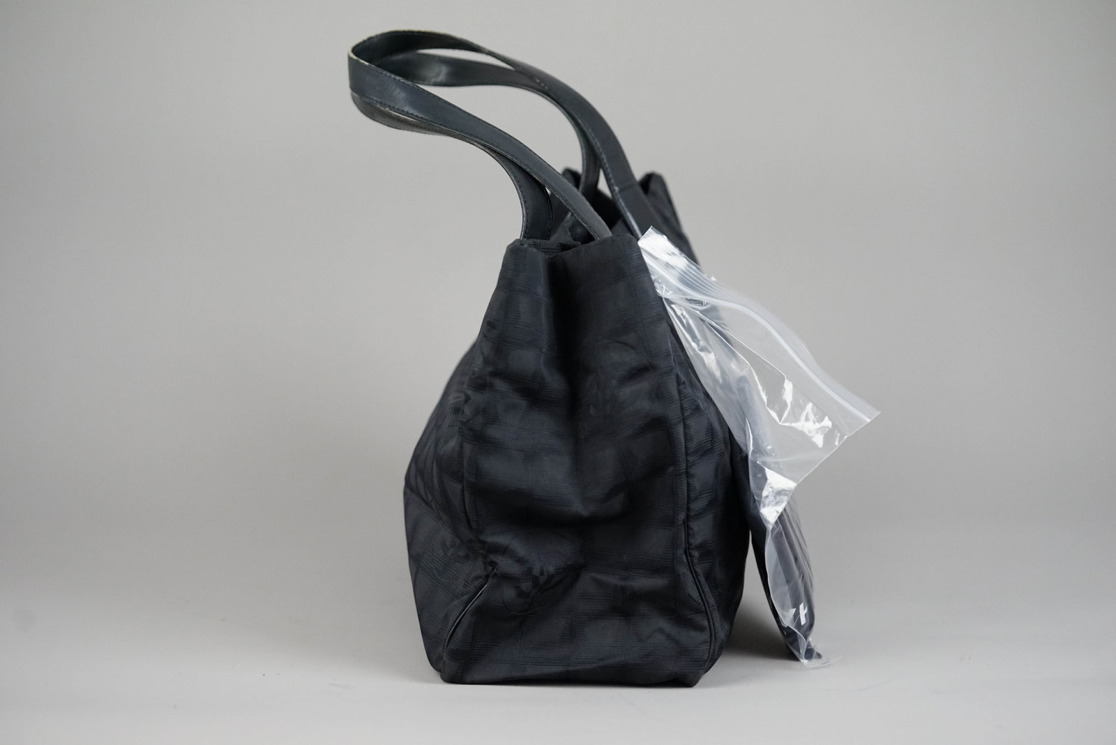 CHANEL NEW TRAVEL TOTE BAG NYLON 8317512 BLACK - 8