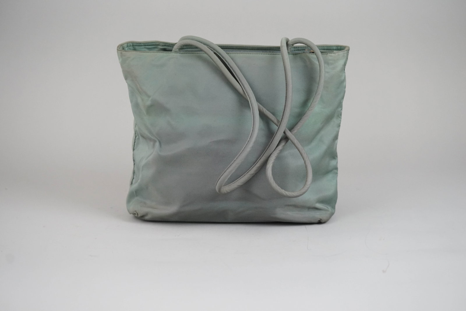 PRADA POCONO TOTE BAG NYLON GREEN - 5