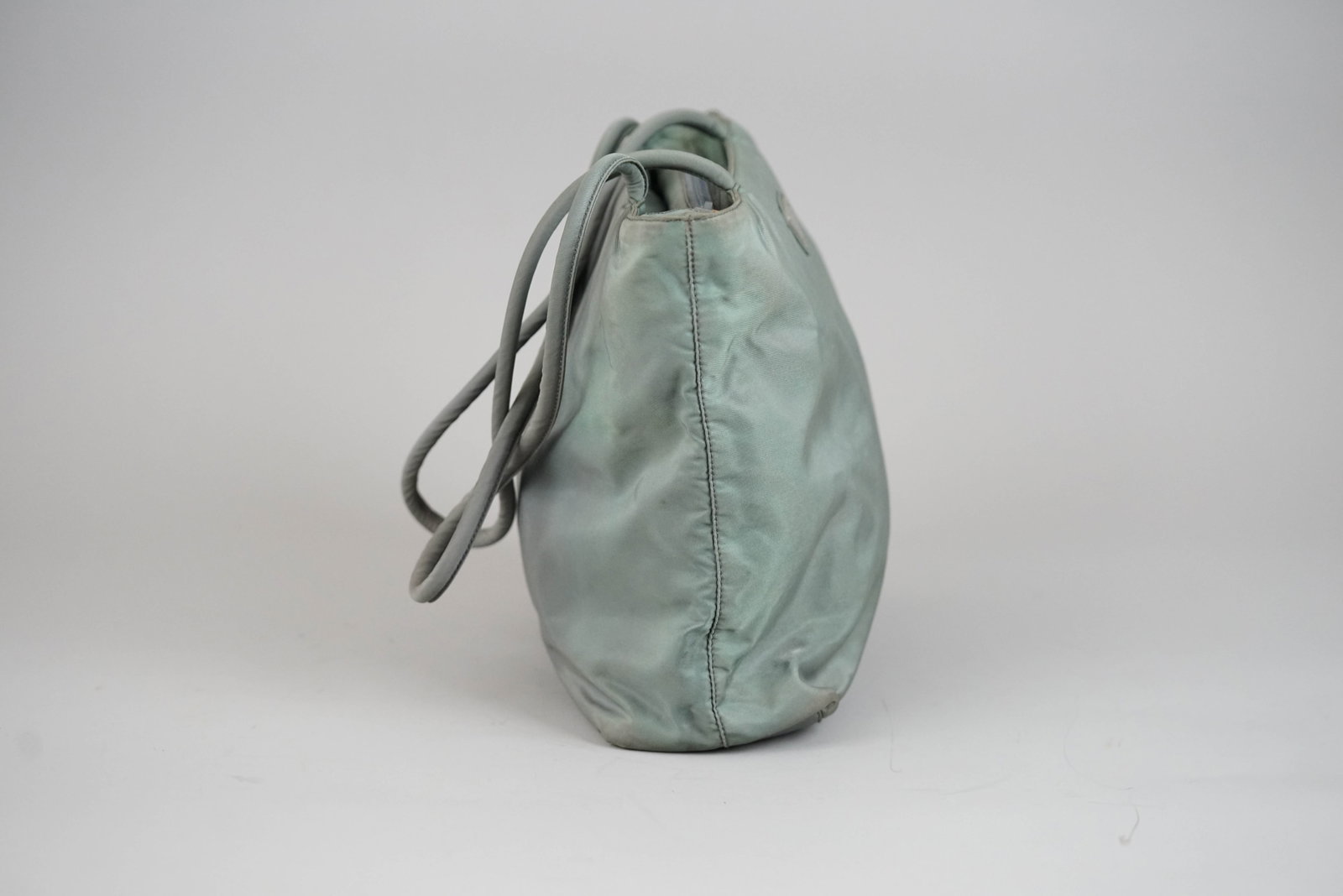 PRADA POCONO TOTE BAG NYLON GREEN - 6