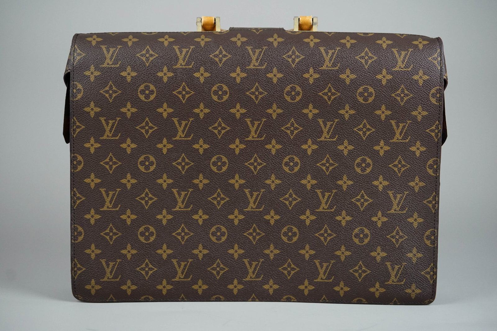 LOUIS VUITTON MONOGRAM SERVIETTE FERMOIRE BRIEFCASE M53305 CONDITION RANK: BC - 5