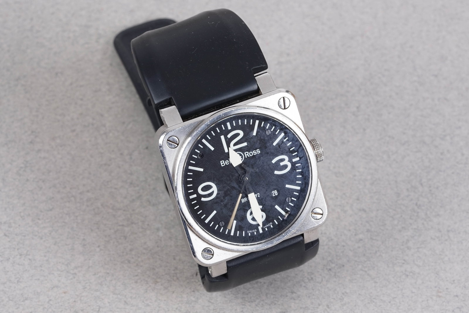 BELL & ROSS AVIATION W/ BOX & PAPERS REF. BR03-92-S - 2