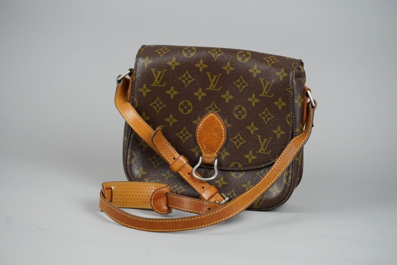 LOUIS VUITTON MONOGRAM SAINT-CLOUD GM SHOULDER BAG M51242 SERIAL UNKNOWN - 3