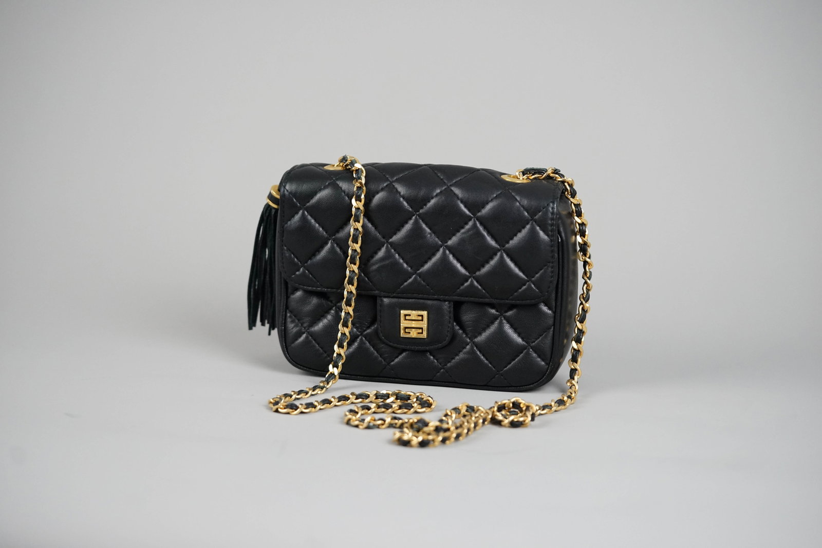 GIVENCHY SHOULDER BAG LEATHER BLACK - 3
