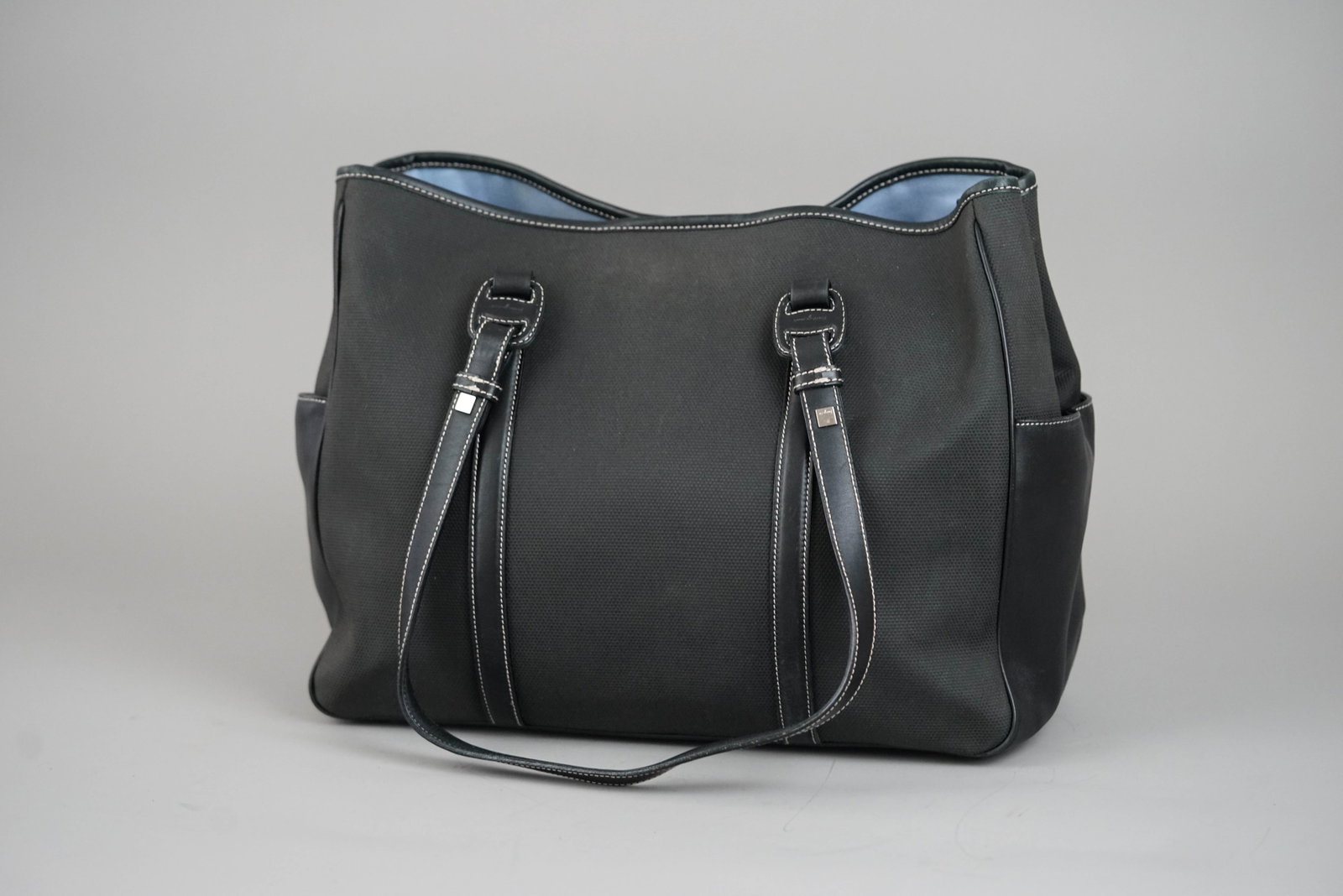 SALVATORE FERRAGAMO TOTE BAG CANVAS AU-21-3372 BLACK - 3