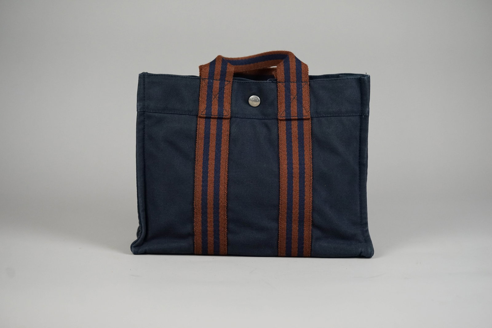 HERMES PM HANDBAG CANVAS TWO-TONE - 5