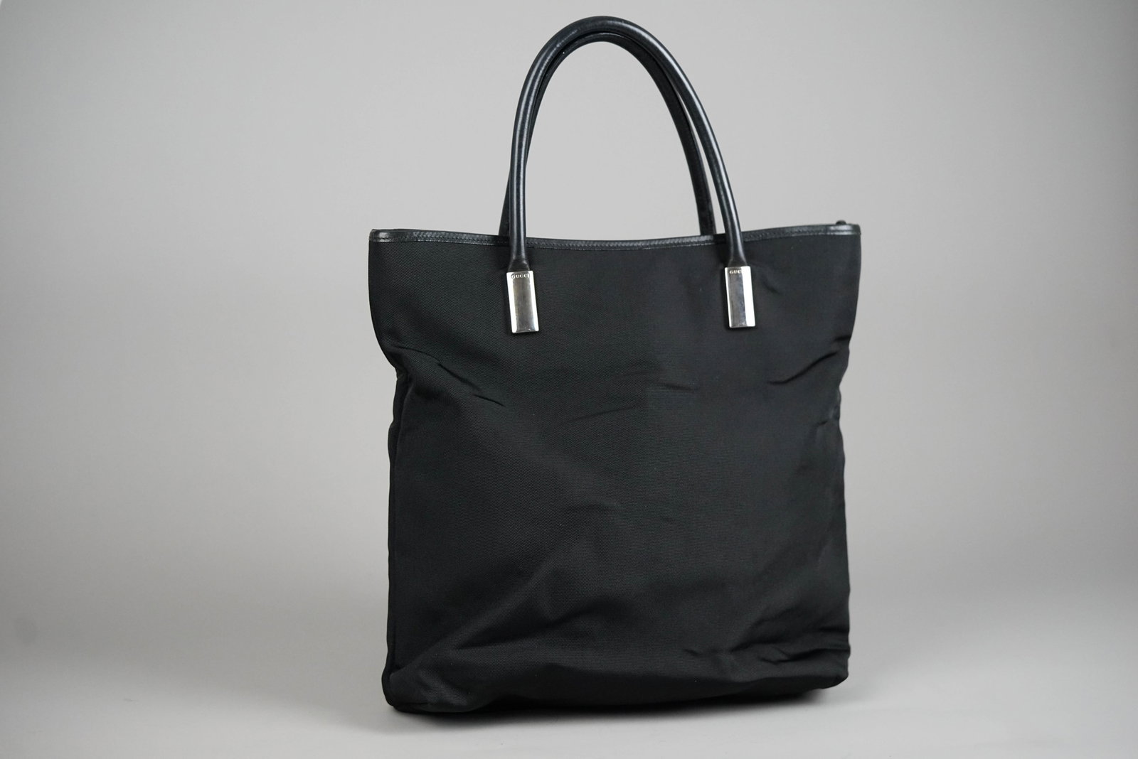 GUCCI HANDBAG CANVAS 0458 BLACK - 5