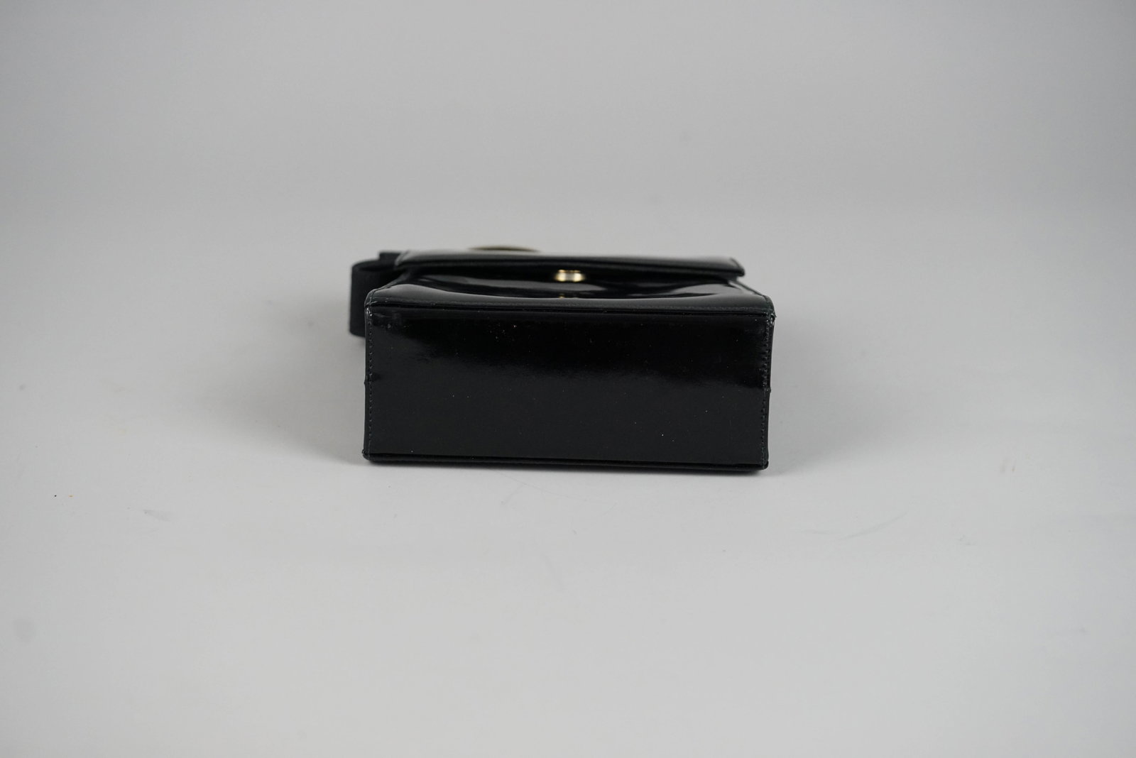 SALVATORE FERRAGAMO VARA HANDBAG ENAMEL BLACK - 9