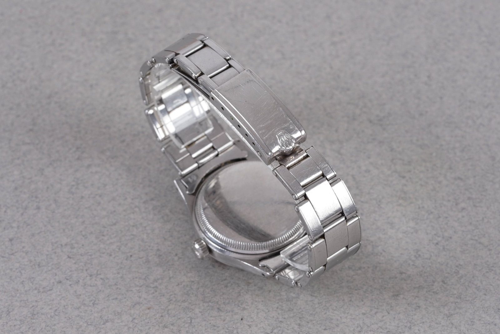 ROLEX OYSTER PERPETUAL SEMI BUBBLEBACK FLAT SIDE REF. 6332 CIRCA - 4