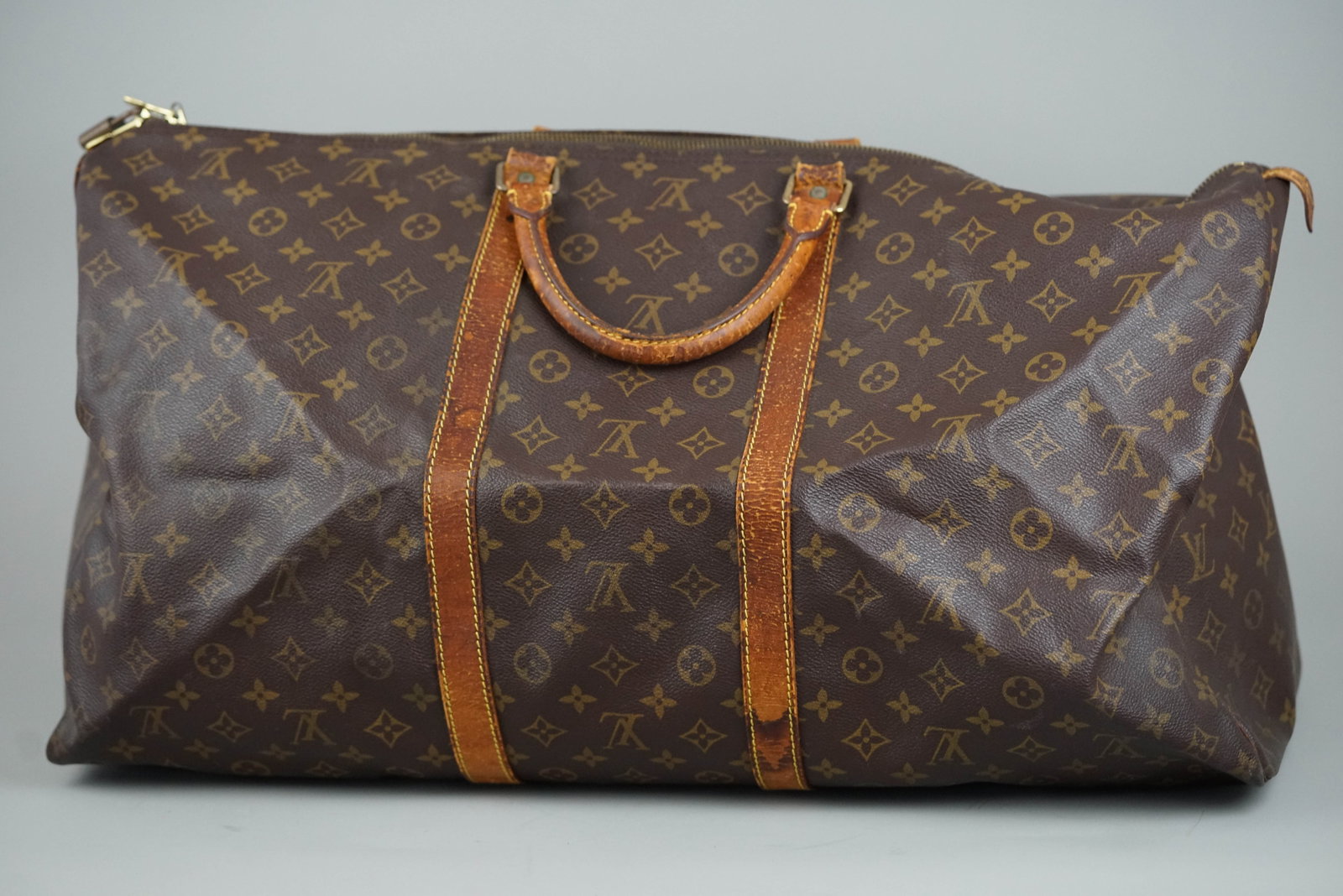LOUIS VUITTON MONOGRAM KEEPALL 60 BOSTON BAG M41422 SP1904 - 3
