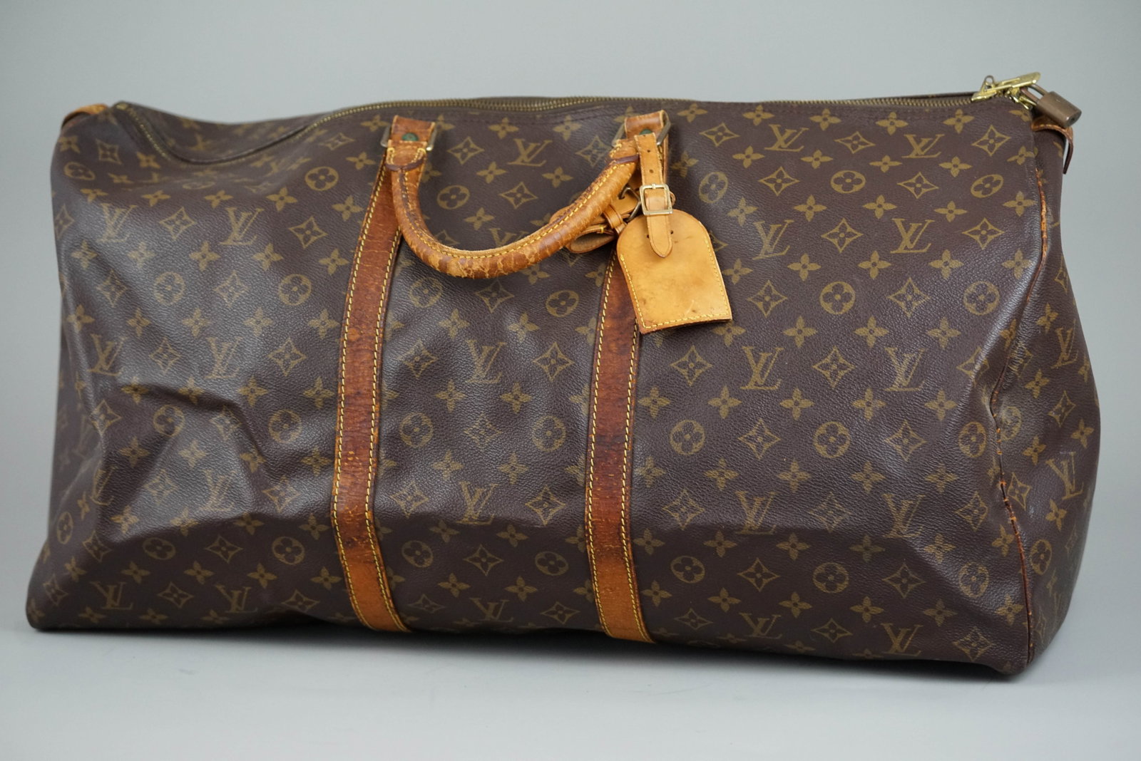 LOUIS VUITTON MONOGRAM KEEPALL 60 BOSTON BAG M41422 SP1904 - 7