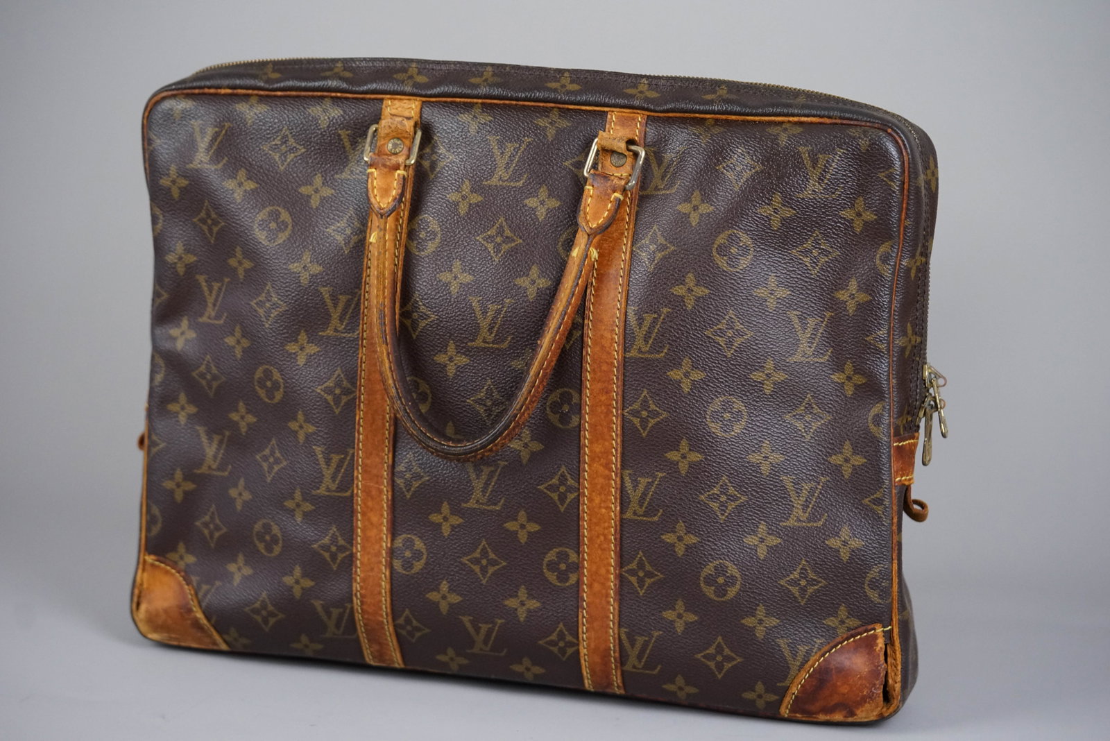 LOUIS VUITTON MONOGRAM PORTE CLEMENT VOYAGE BRIEFCASE M53361 VI0984 - 9
