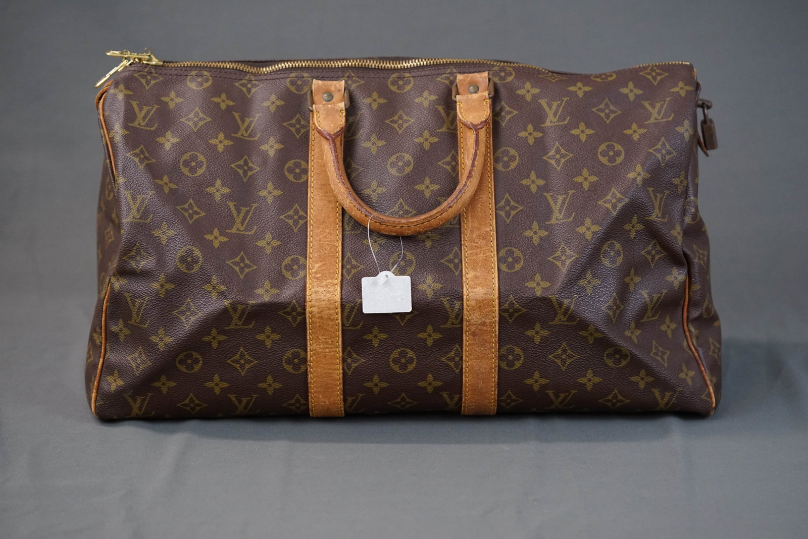 LOUIS VUITTON MONOGRAM 60 KEEPALL BOSTON BAG M41422 VI864 - 10