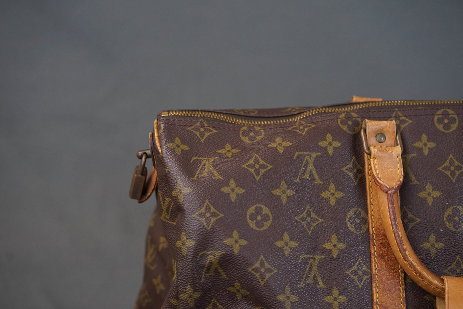 LOUIS VUITTON MONOGRAM 60 KEEPALL BOSTON BAG M41422 VI864 - 2