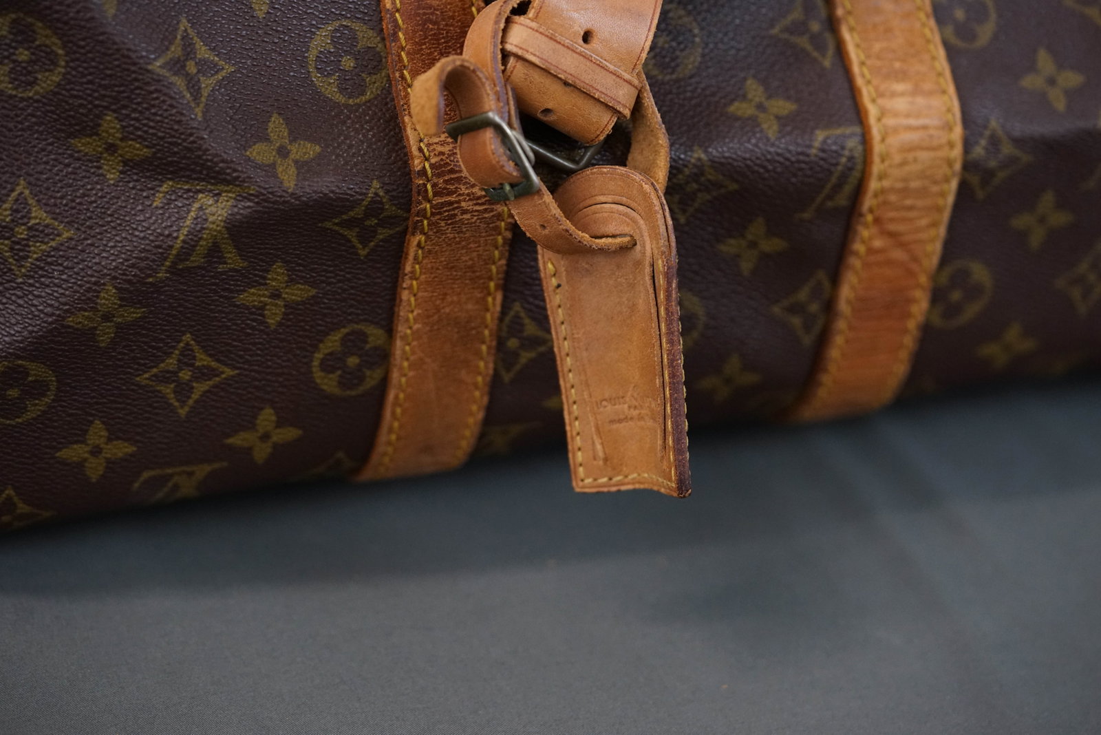 LOUIS VUITTON MONOGRAM 60 KEEPALL BOSTON BAG M41422 VI864 - 4