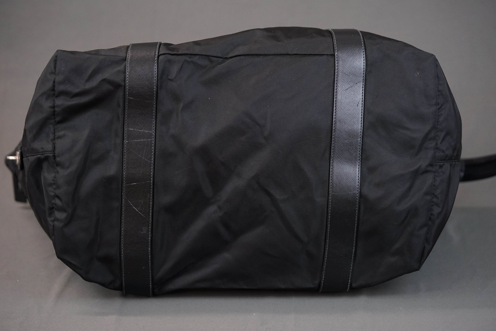 PRADA POCONO BLACK NYLON TOTE BAG - 13