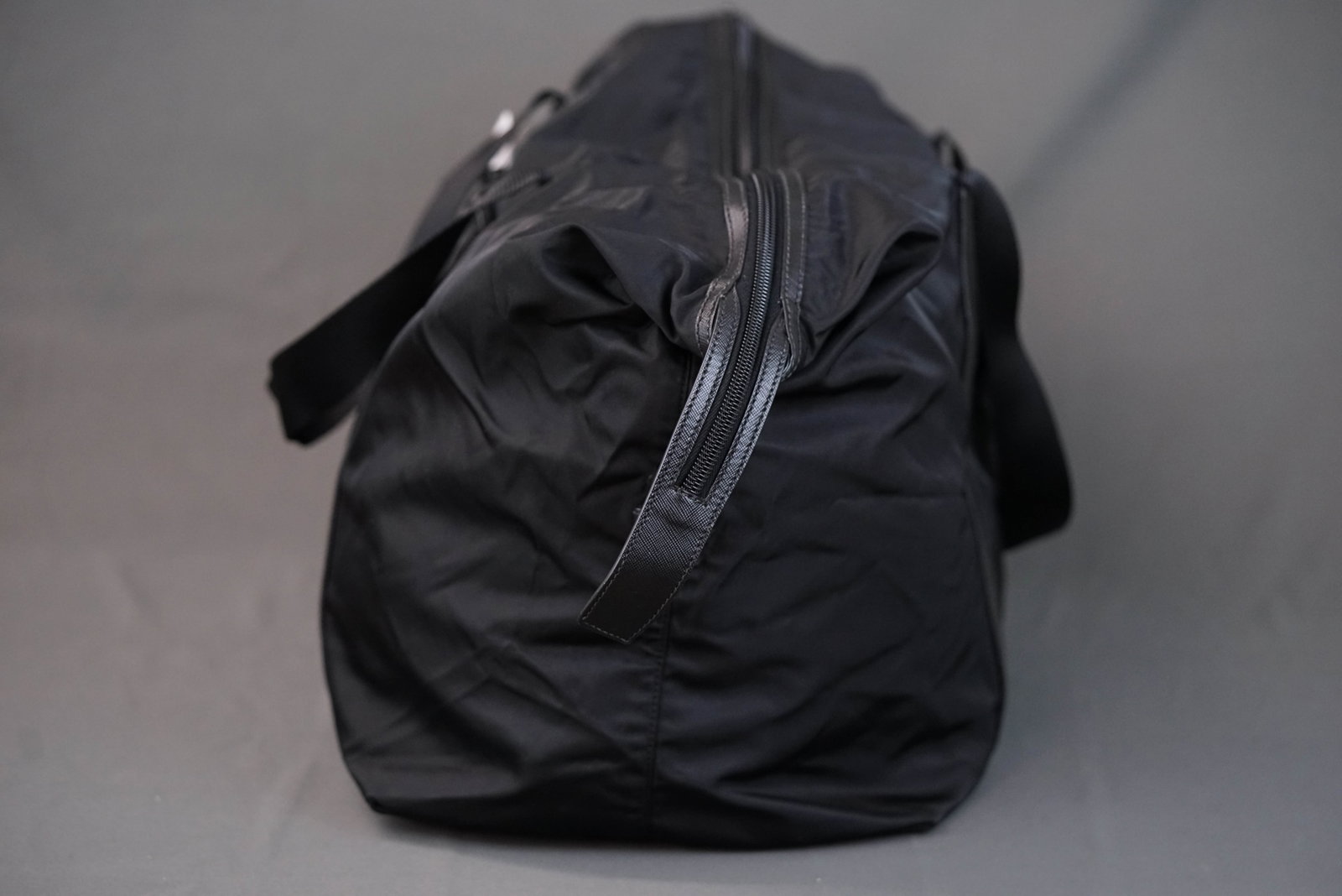 PRADA POCONO BLACK NYLON TOTE BAG - 6