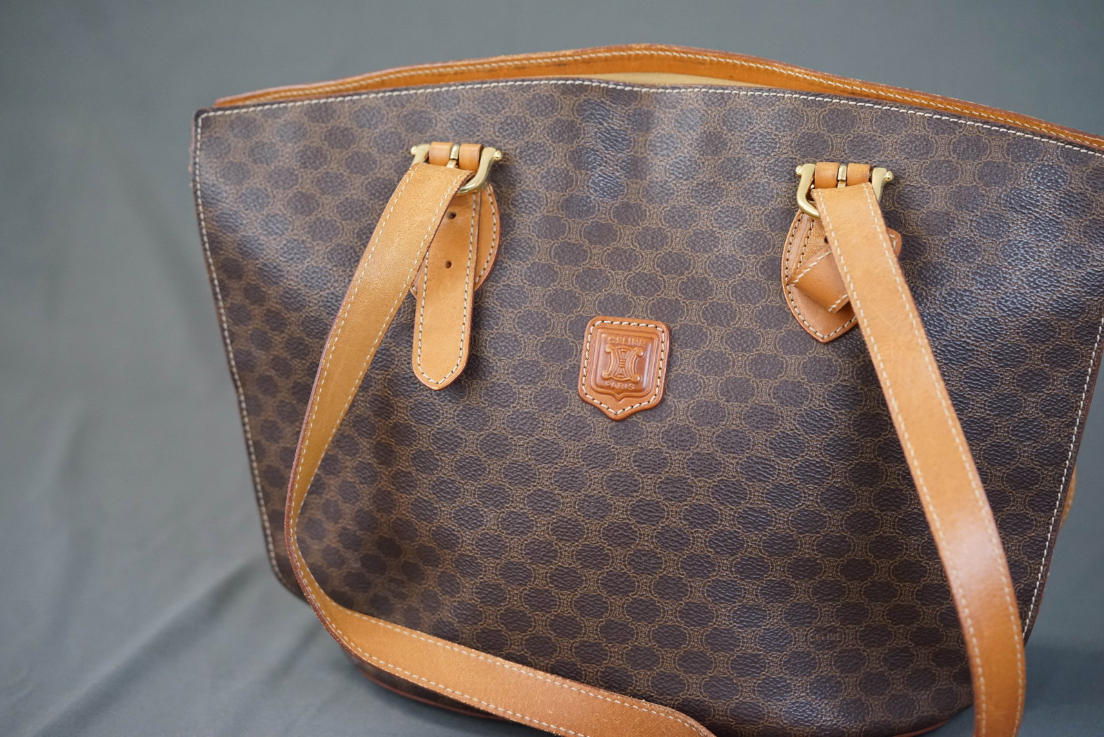 CELINE MACADAM SHOULDER BAG - 2