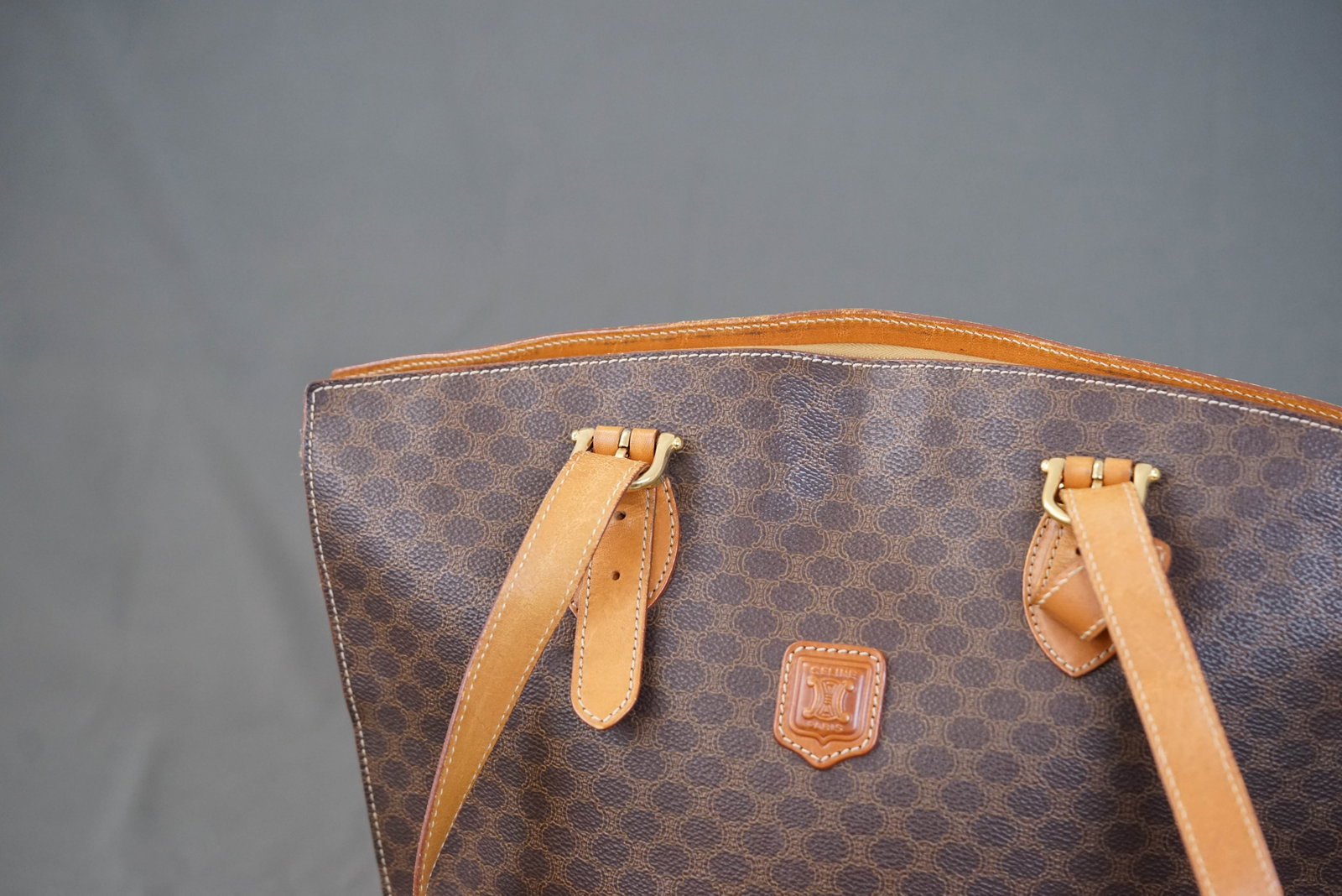 CELINE MACADAM SHOULDER BAG - 3