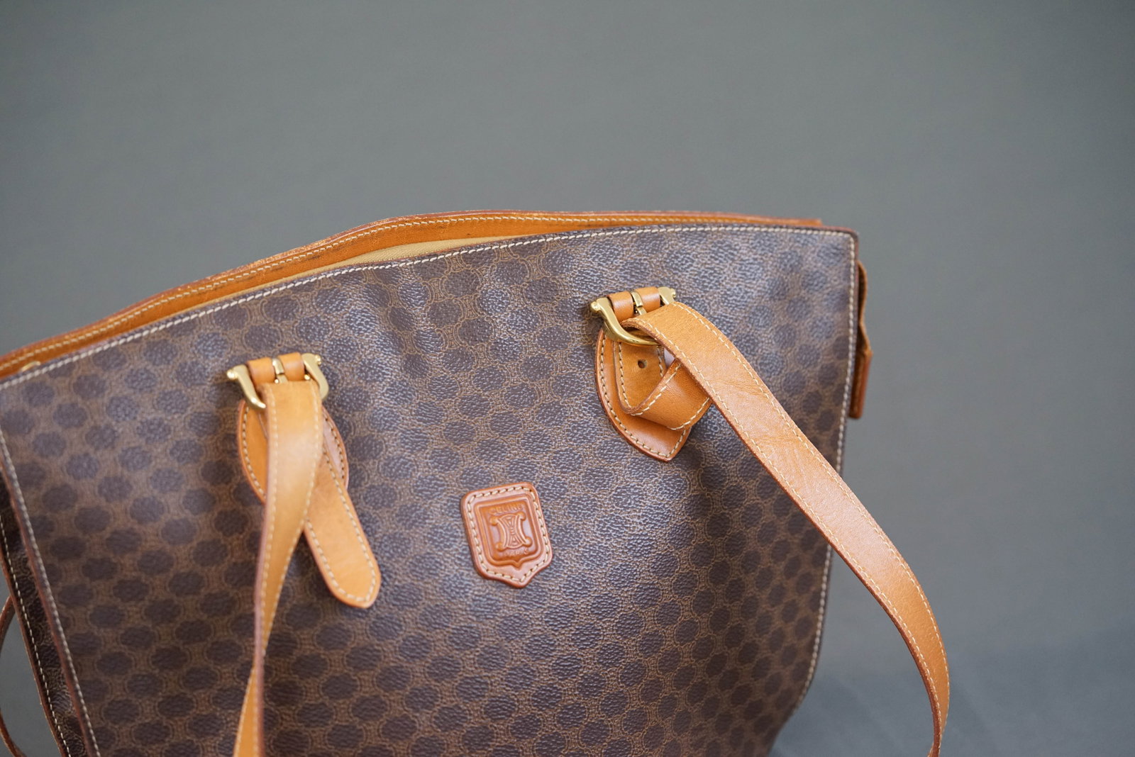CELINE MACADAM SHOULDER BAG - 5