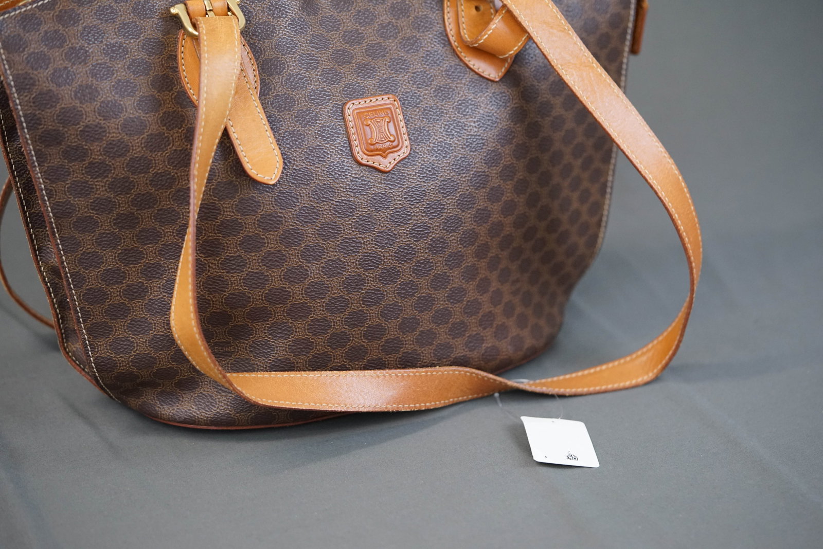 CELINE MACADAM SHOULDER BAG - 6