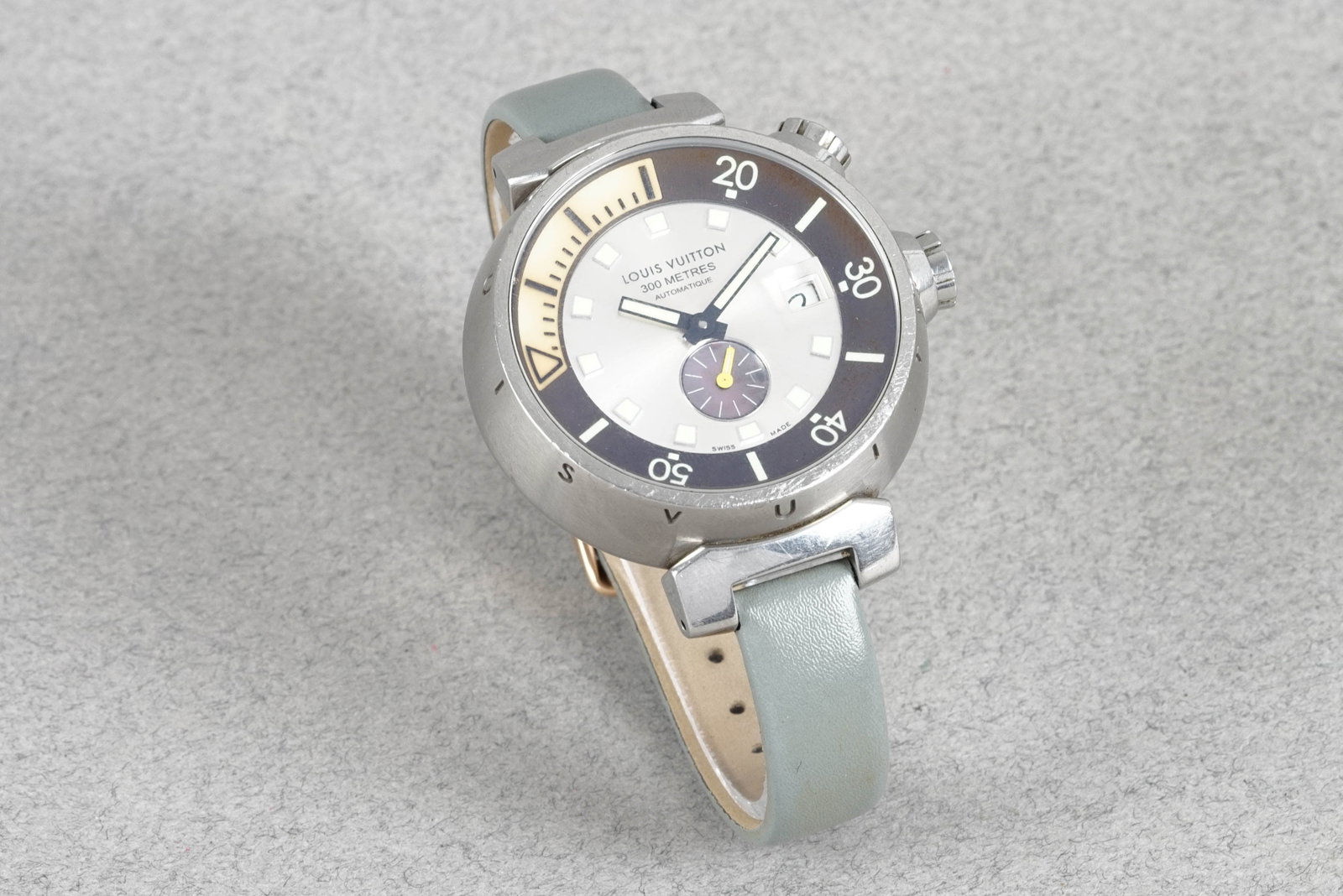 LOUIS VUITTON TAMBOUR DIVING AUTOMATIC WRISTWATCH REF. Q103M - 2