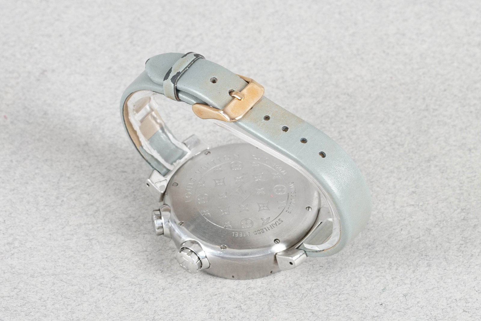 LOUIS VUITTON TAMBOUR DIVING AUTOMATIC WRISTWATCH REF. Q103M - 4