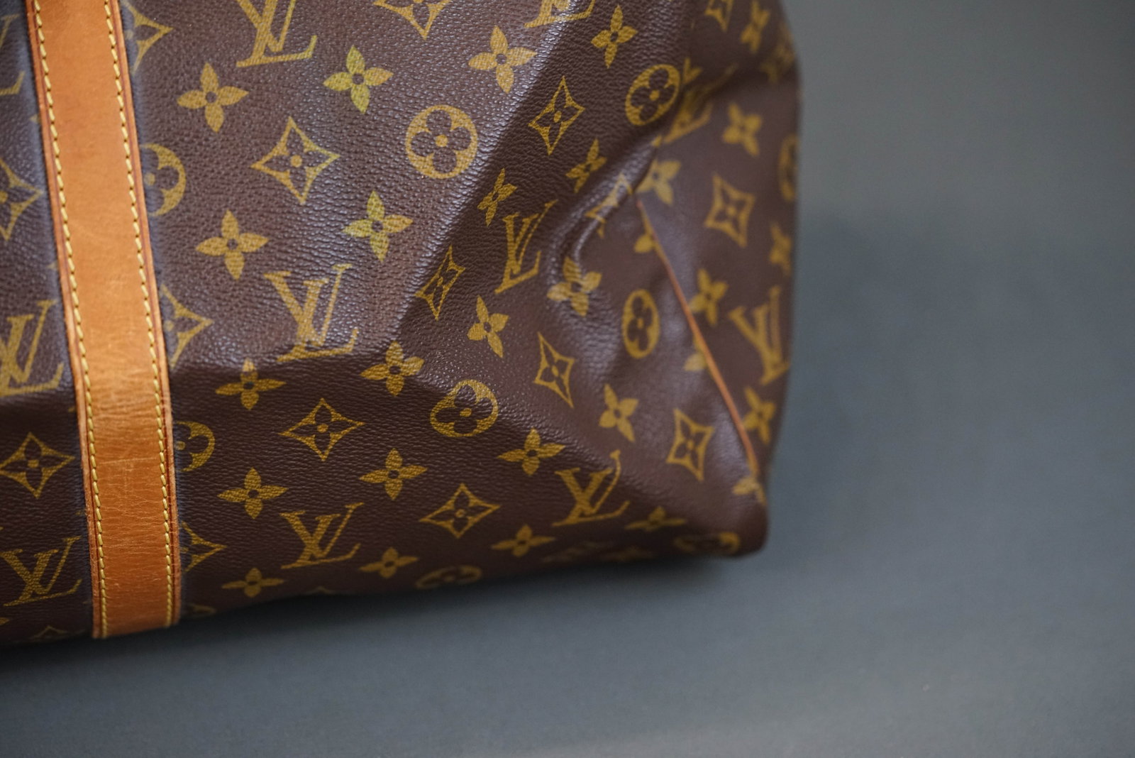 LOUIS VUITTON MONOGRAM 50 KEEPALL BOSTON BAG M41422 - 12