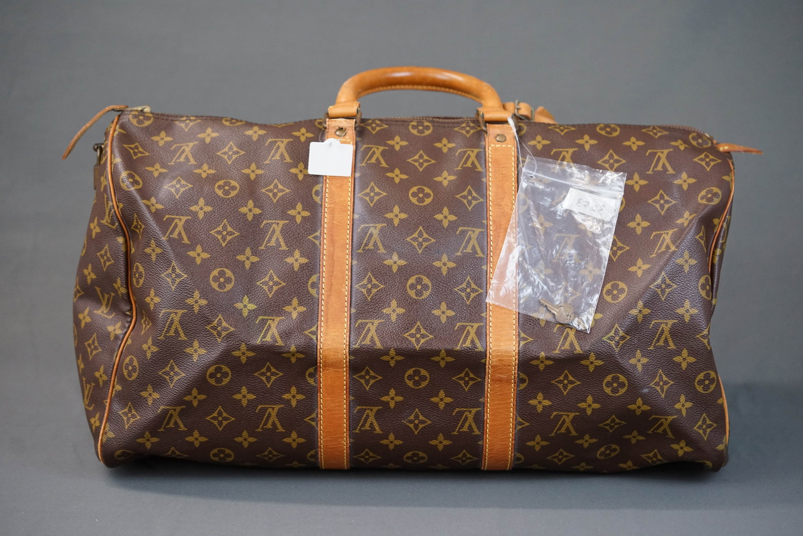LOUIS VUITTON MONOGRAM 50 KEEPALL BOSTON BAG M41422 (1 of 13)