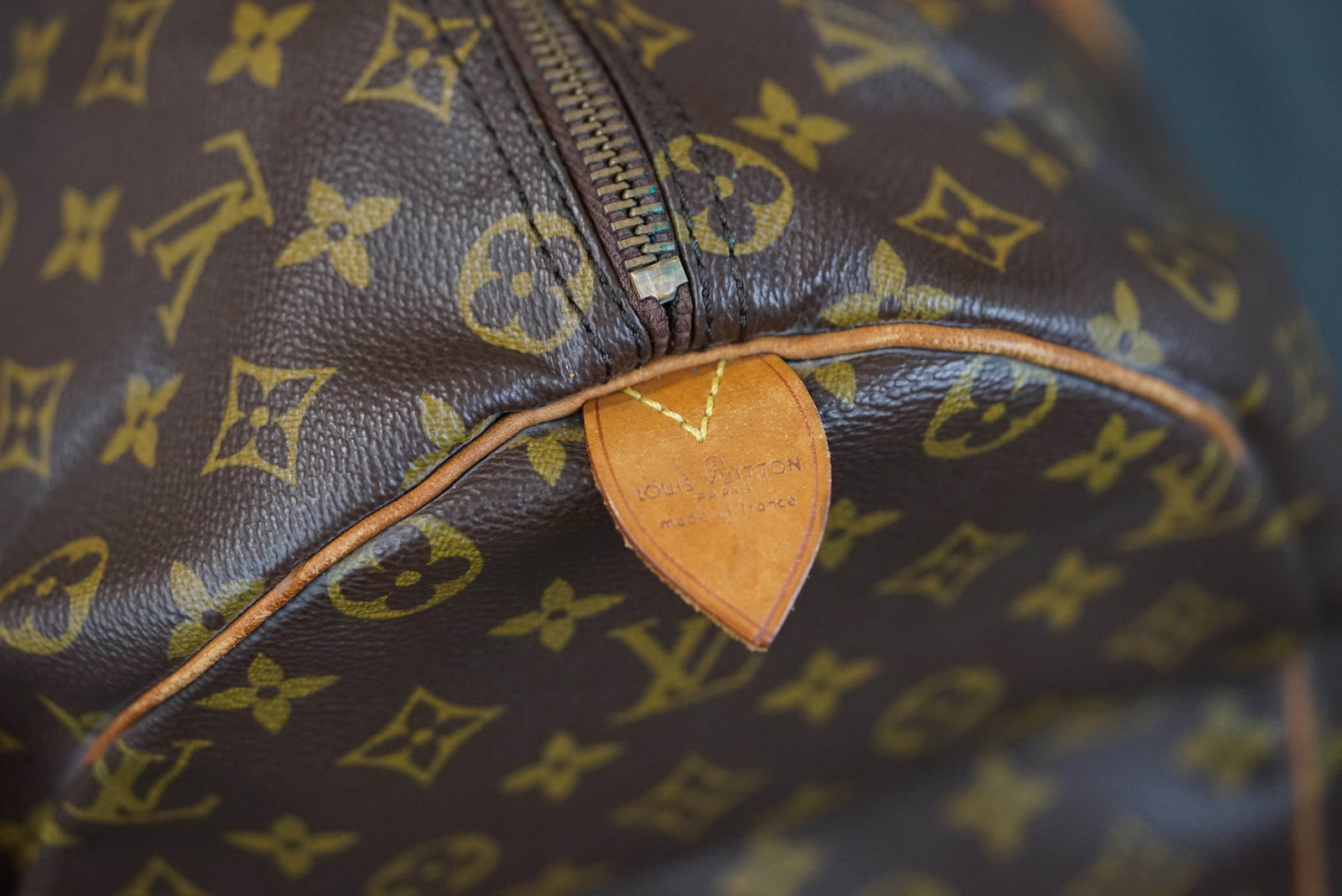 LOUIS VUITTON MONOGRAM 50 KEEPALL BOSTON BAG M41422 - 6