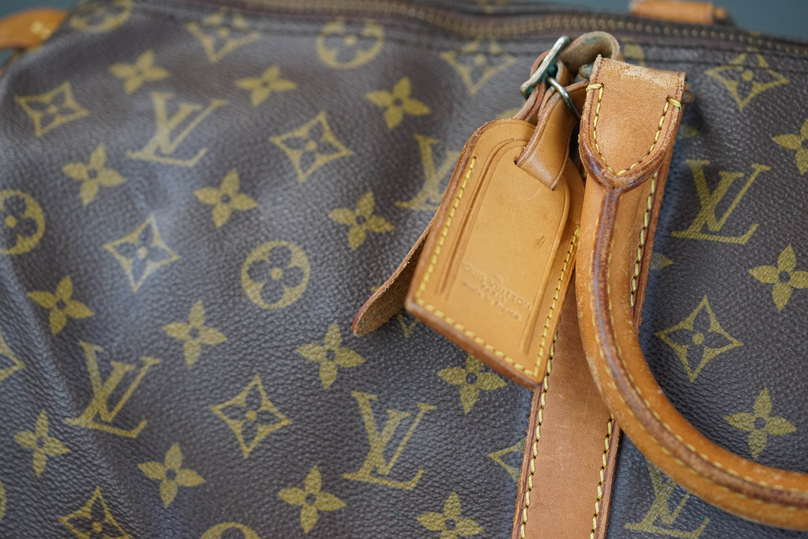 LOUIS VUITTON MONOGRAM 50 KEEPALL BOSTON BAG M41422 - 9