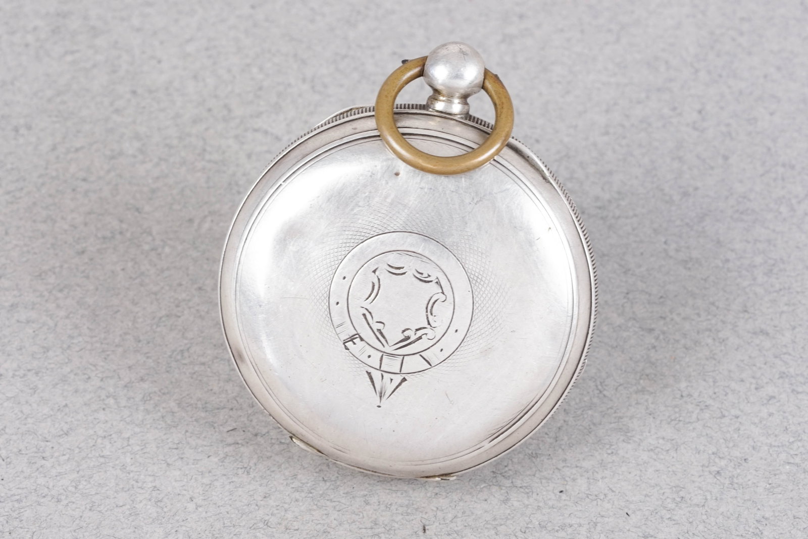 *TO BE SOLD WITHOUT RESERVE* AWW CO AMERICAN WALTHAM CO 925 STERLING SILVER POCKET WATCH - 2