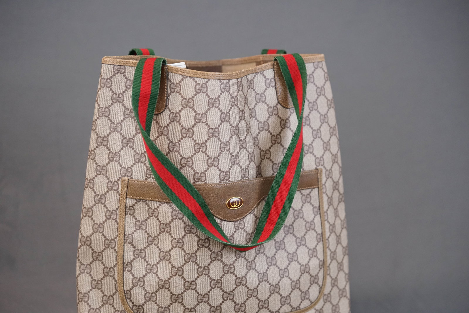 GUCCI BROWN TOTE BAG 4487 - 6