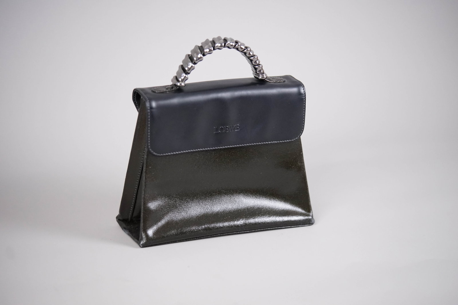 LOEWE VELAZQUEZ TWO TONE HANDBAG - 2