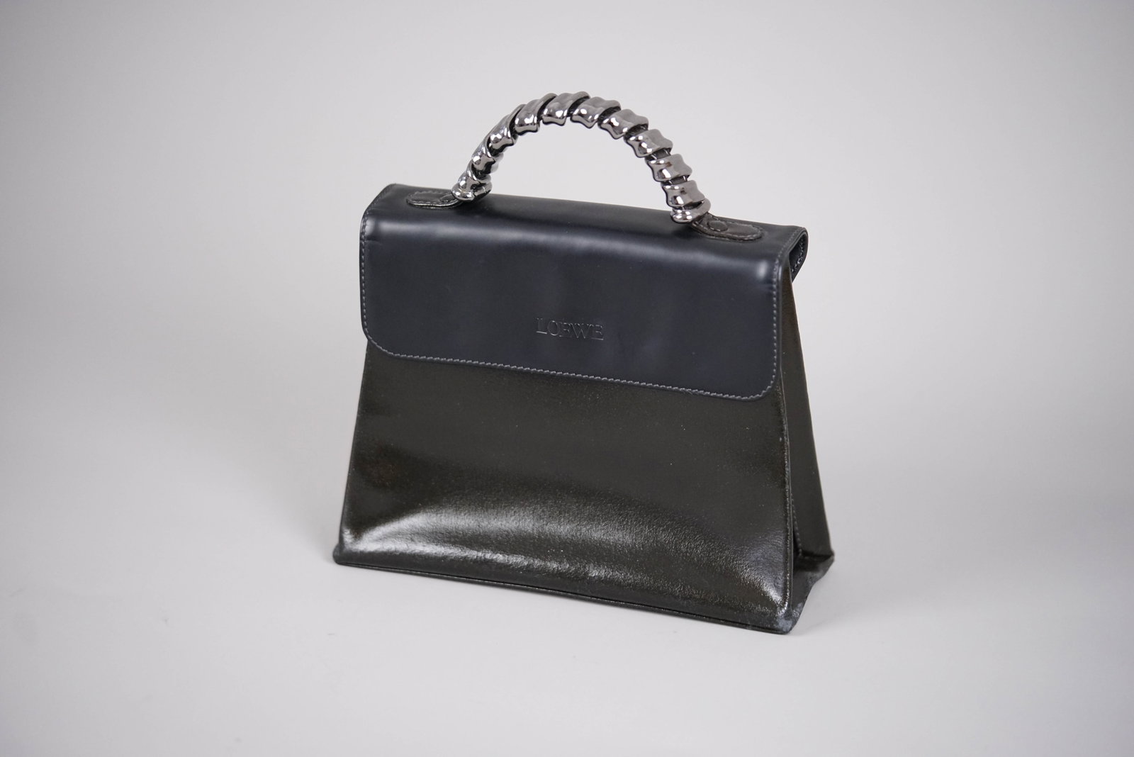 LOEWE VELAZQUEZ TWO TONE HANDBAG - 3